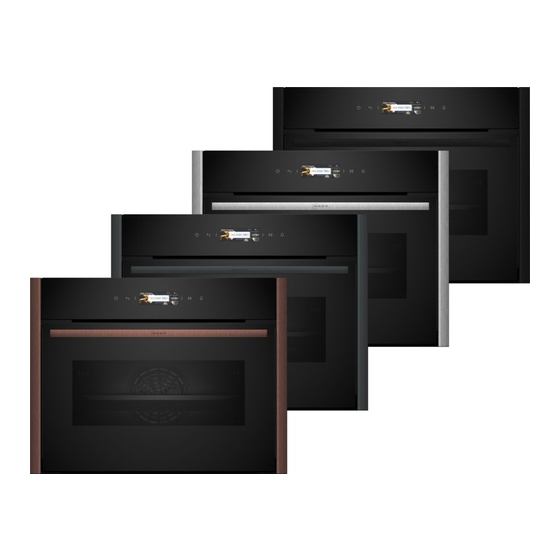 NEFF C29CR7K.0 User Manual And Installation Instructions
