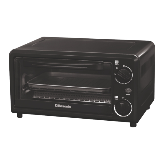 Rasonic REN-GLG10 Toaster Oven Manuals