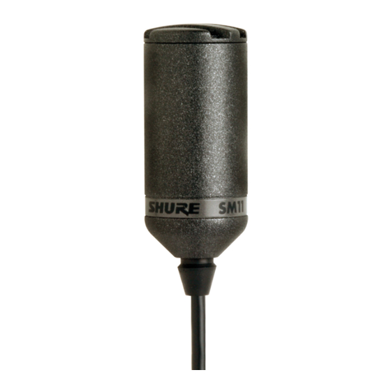 Shure SM11 User Manual