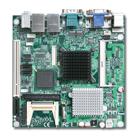 Portwell WADE-8170 Quick Installation Manual