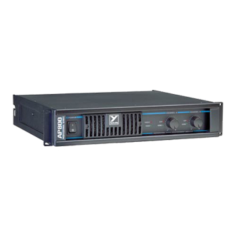 YORKVILLE AP800 Owner's Manual