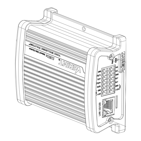 Verint S1801e Video Encoder Manuals