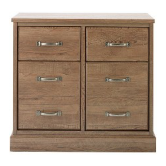 Heart of House Durham 2 Door 2 Drawer Sideboard 451/7506 Assembly Instructions Manual