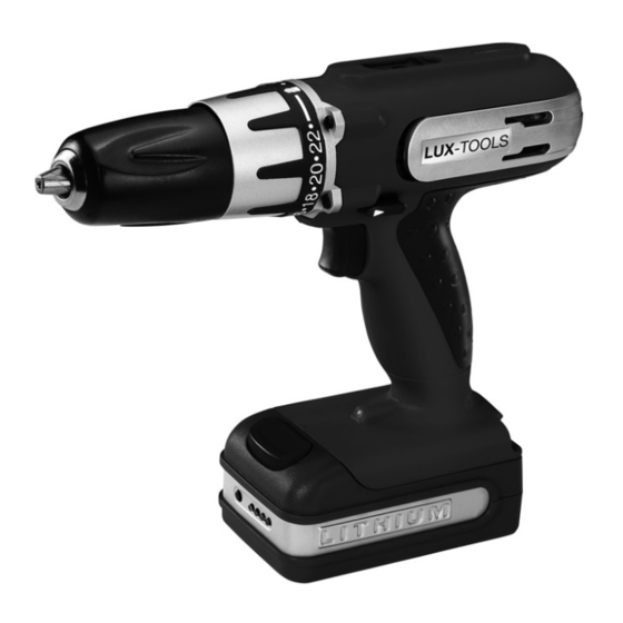 Lux Tools ABS 14,4 Li electronic Operating Instructions Manual