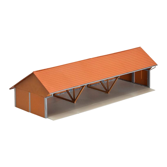 Faller IMPLEMENT SHED Manual