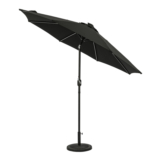 Island Umbrella NU6847 Assembly Instructions Manual