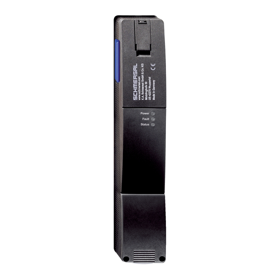 schmersal AZM201Z-CC-T-1P2PW-DU Manual