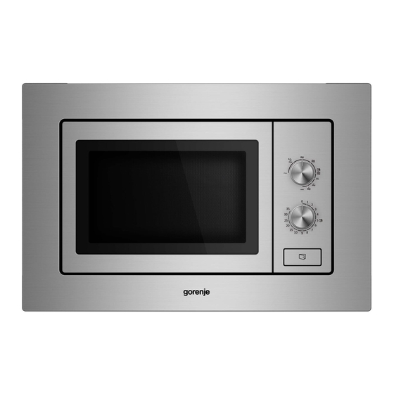 User Manuals: Gorenje BM171EG1X Microwave Grill