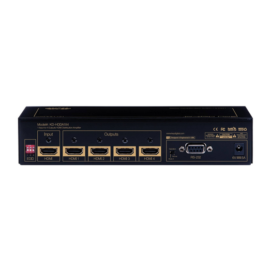 Key Digital Phantom KD-HDDA1X2 Operating Instructions Manual