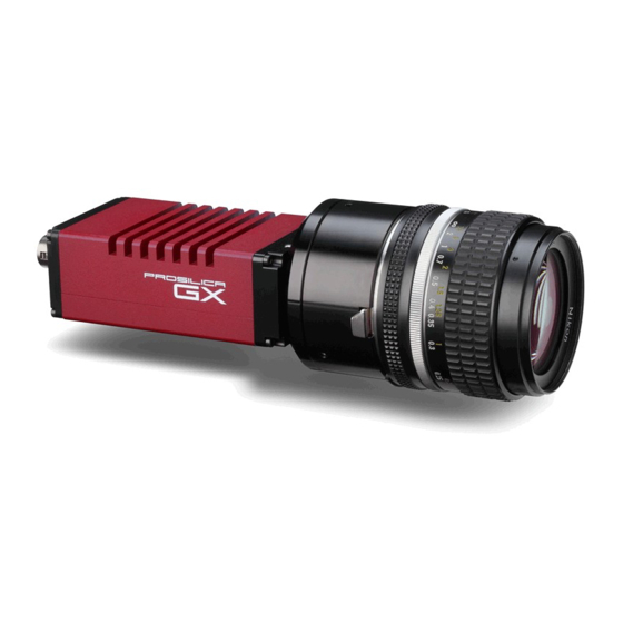 Allied Vision Technologies Prosilica GX GX3300 Manuals