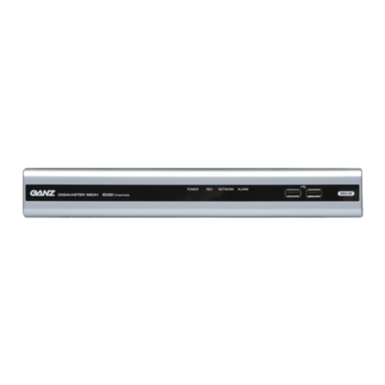 Ganz DR-4FX1 Installation Manual