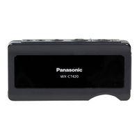 Panasonic WX-CT420 Operating Instructions Manual