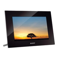 Sony S-Frame DPF-X1000N Operating Instructions Manual