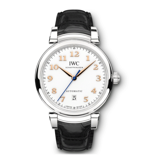 iwc Da Vinci Automatic Operating Instructions Manual