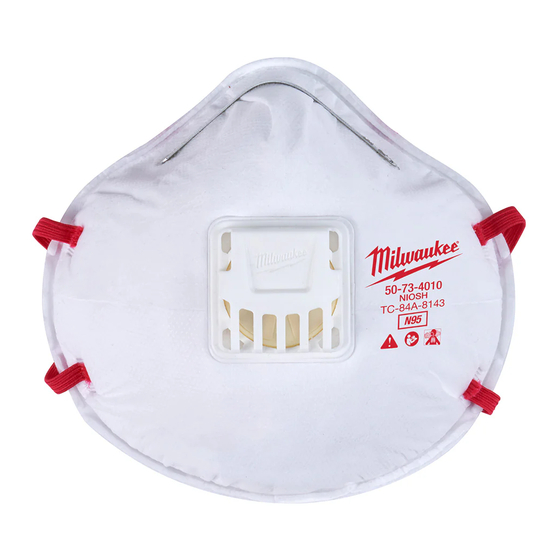 Milwaukee N95 Fit And Use Instructions