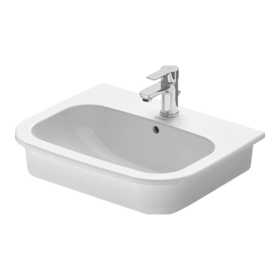 DURAVIT EasyClick 2F 8772 Mounting Instructions