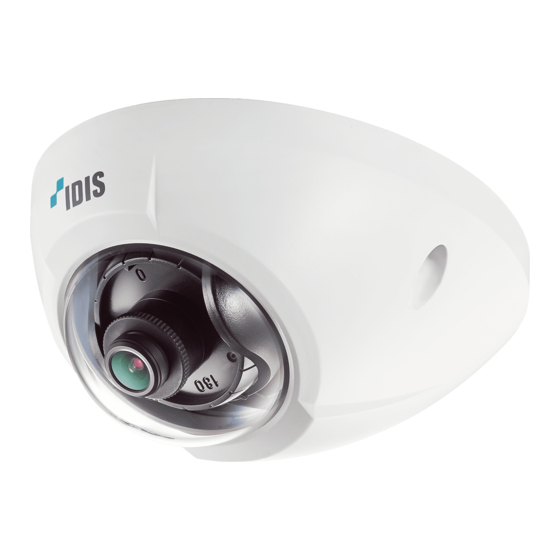 Idis DC-F Series Installation Manual