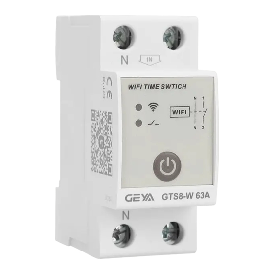 GEYA GTS8-W Instruction Manual