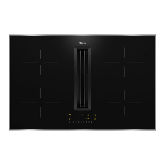 User Manuals: Miele KMDA 7272 FR-A Induction Hob