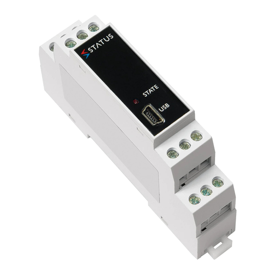 Status SEM1600T User Instructions