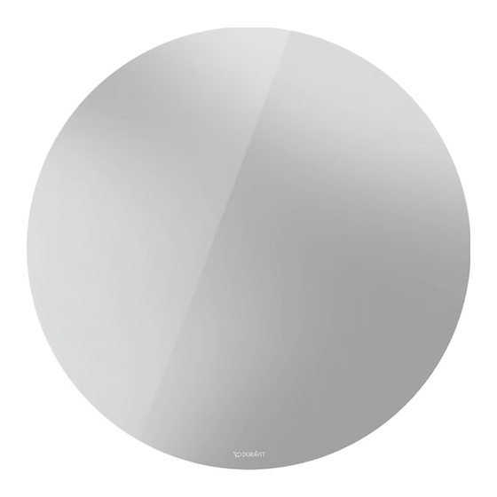 DURAVIT LM 7861 Mounting Instructions