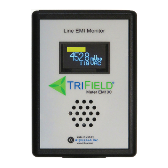 TriField Meter EM100 Quick Start Manual