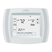 Lennox Commercial Touchscreen Thermostat Owner's Manual