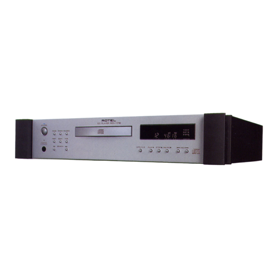 Rotel RCD-1072 Brochure & Specs