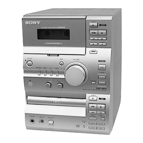 Sony HCD-VP11 Service Manual