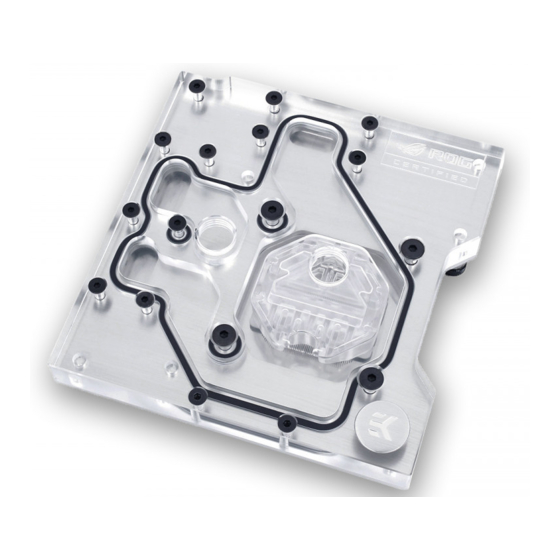ekwb EK-FB ASUS M9H Monoblock Series Installation Manual