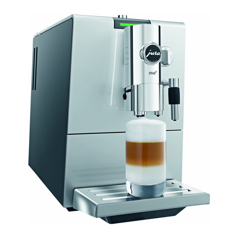 Jura ENA 9 One Touch Coffee Machine Manuals