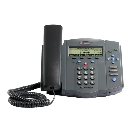 Polycom SoundPoint IP 430 SIP 3.0 User Manual