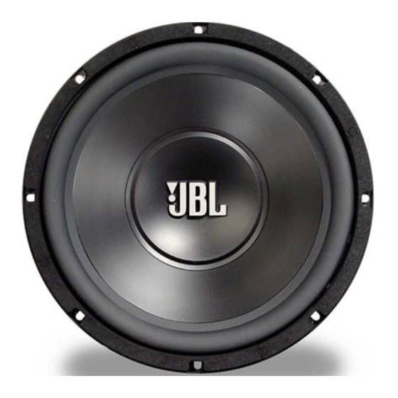 JBL GT1041D Technical Data