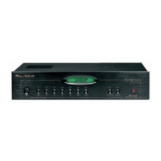 Key Digital KD-FIRE1080P Operating Instructions Manual
