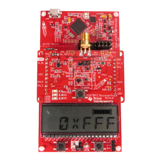 Texas Instruments BoosterPack BOOST-ADS7042 User Manual