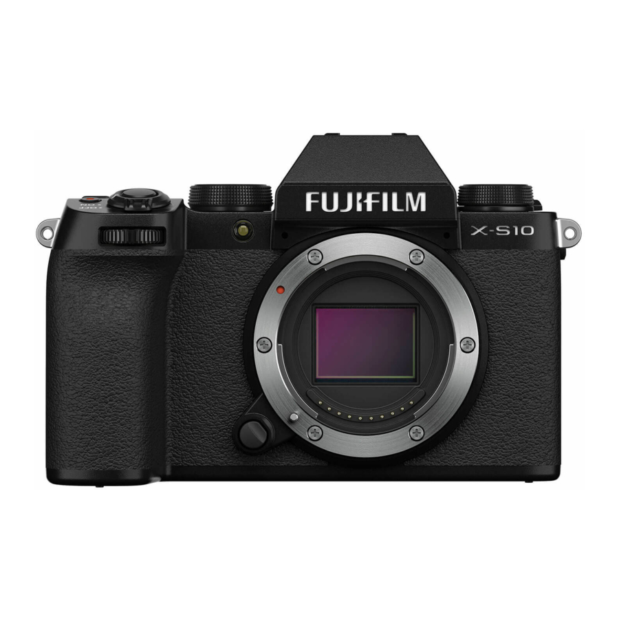 FujiFilm X-S10 - Digital Camera Manual
