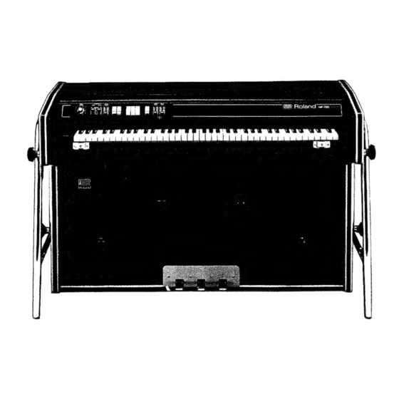 Roland MP-700 Instructions Manual