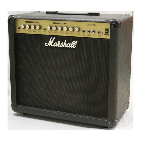 Marshall Amplification G80RCD MG Series Manual