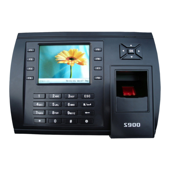 ZK Software S900 Quick Start Manual