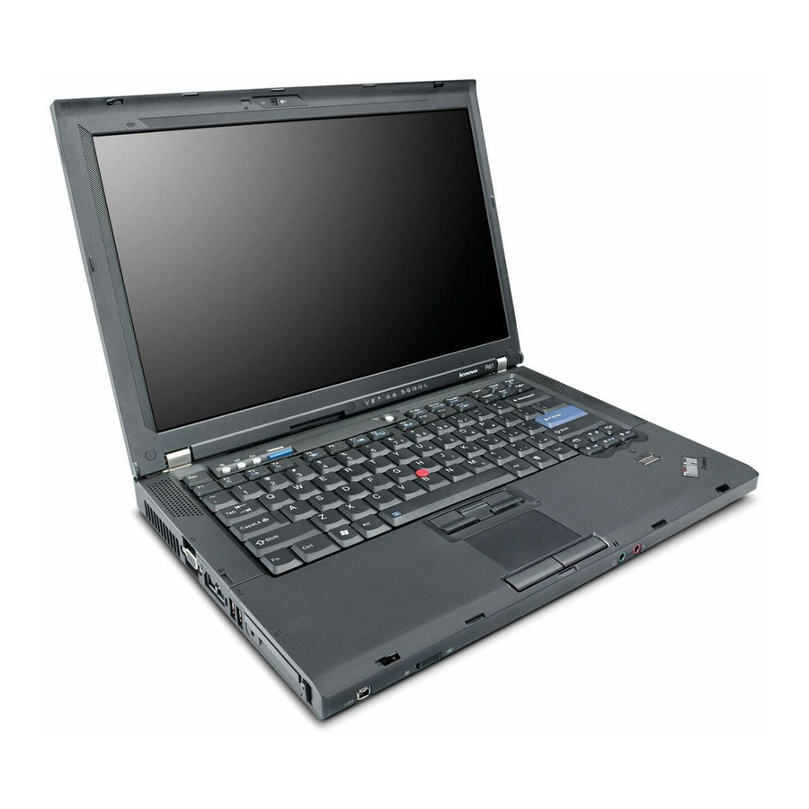 Lenovo ThinkPad R61 Hardware Maintenance Manual