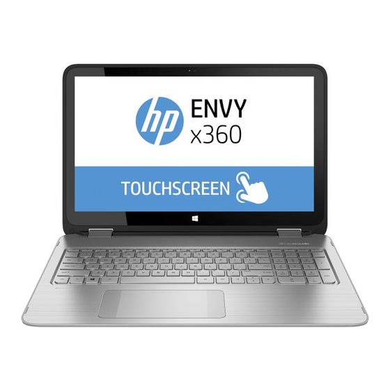 HP ENVY x360 Maintenance And Service Manual