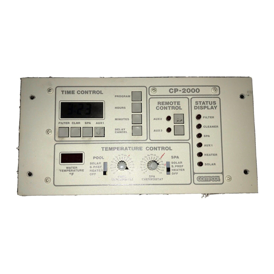 Compool Pool-Spa Control System CP-2000 Manuals