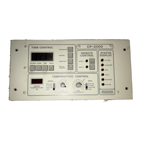 COMPOOL POOLSPA CONTROL SYSTEM CP2000 OWNER