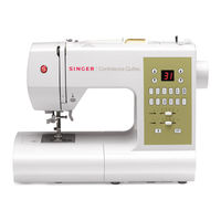 Singer Confidence Quilter 7469Q Instruction Manual