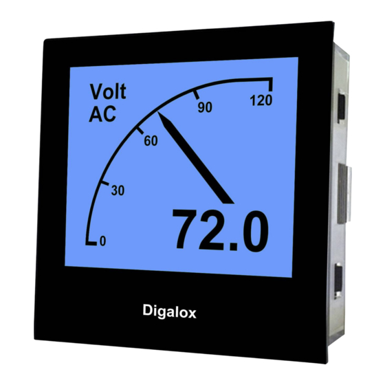 TDE Instruments Digalox DPM72-MP Instruction Manual