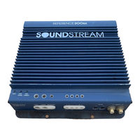 Soundstream REFERENCE 300SX Owner's Manual And Installation Manual