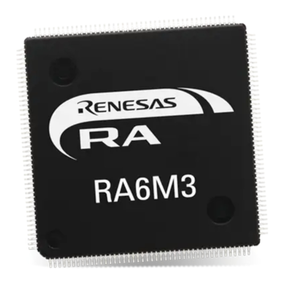 Renesas RA Series Quick Start Manual