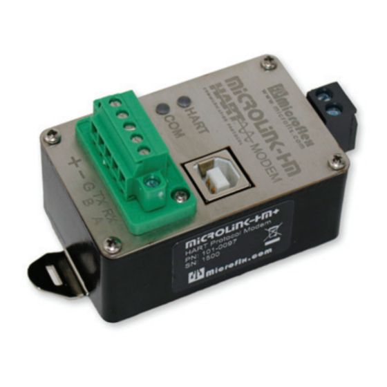 Microflex Microlink-HM+ Manuals