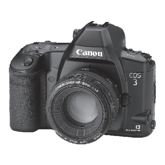 Canon EOS-3 Instructions Manual