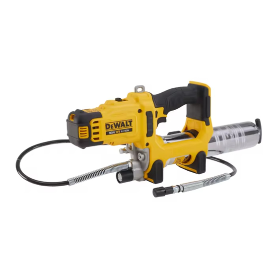 DeWalt XR DCGG581 Original Instructions Manual